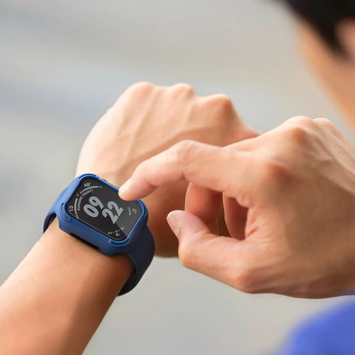 TORRES Funda para Apple Watch 40 mm con protector de pantalla cristal templado