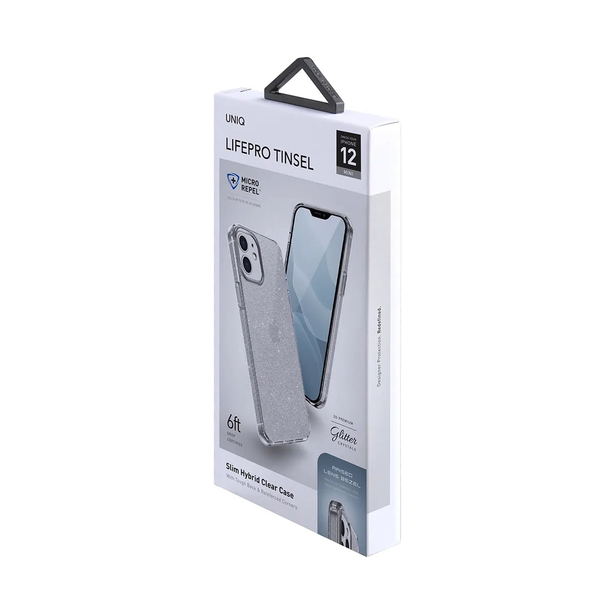 LIFEPRO XTREME Funda para iPhone 12 Mini transparente máxima protección rígida