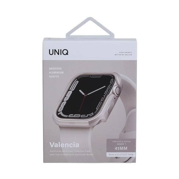 Funda híbrida fabricada en aluminio color Starlight para Apple Watch 41 | 40 mm