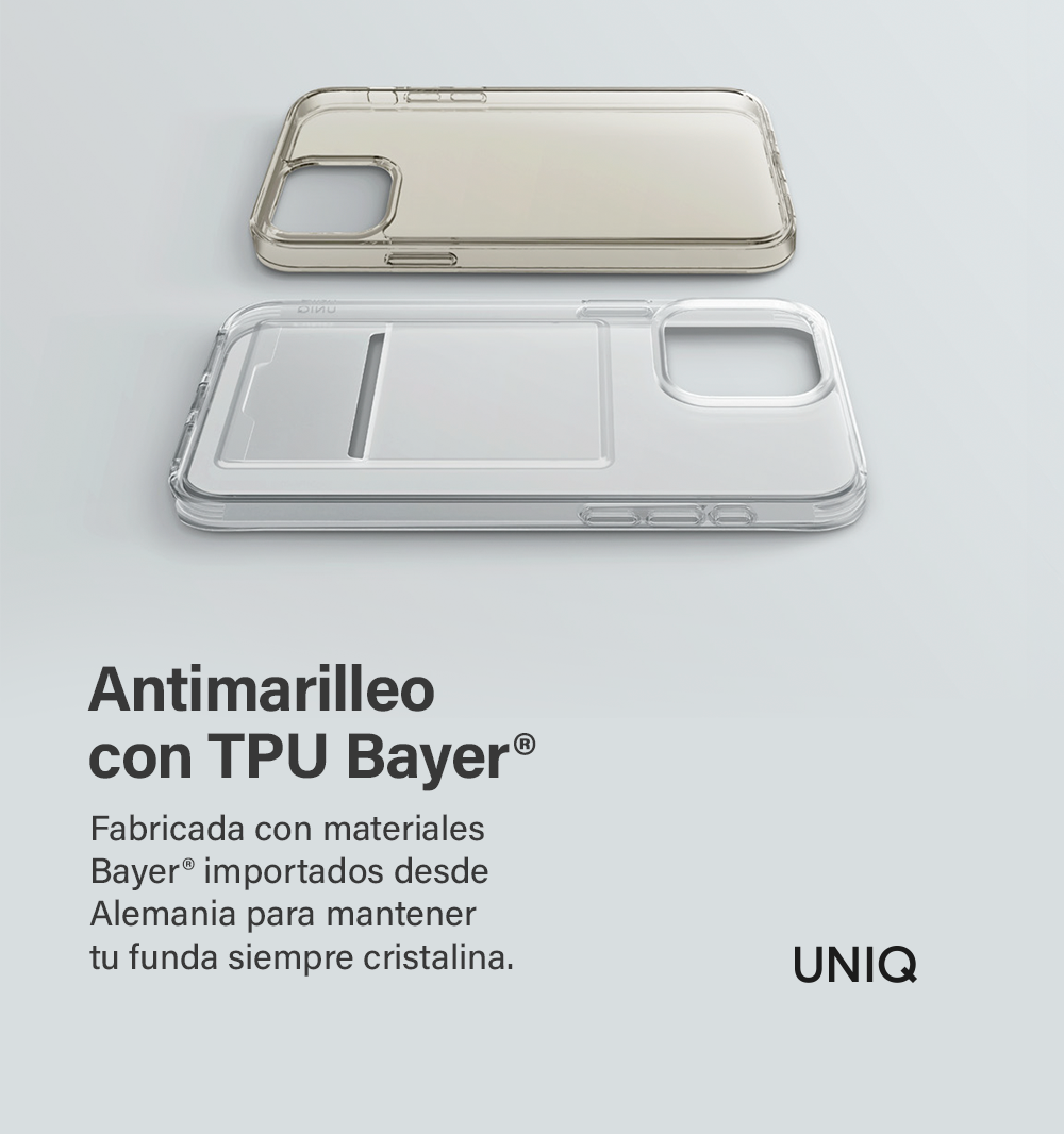 AIR FENDER Funda para iPhone 14 Plus transparente