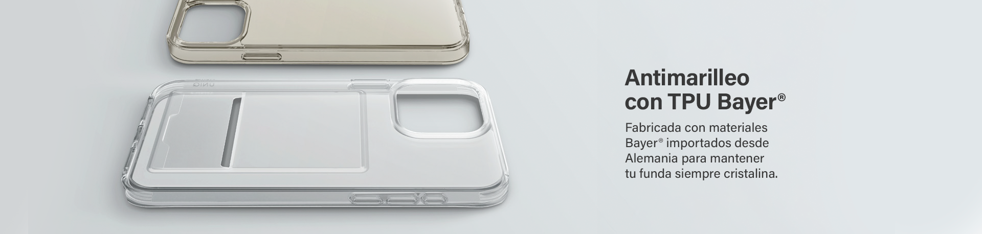 AIR FENDER Funda para iPhone 14 Plus transparente