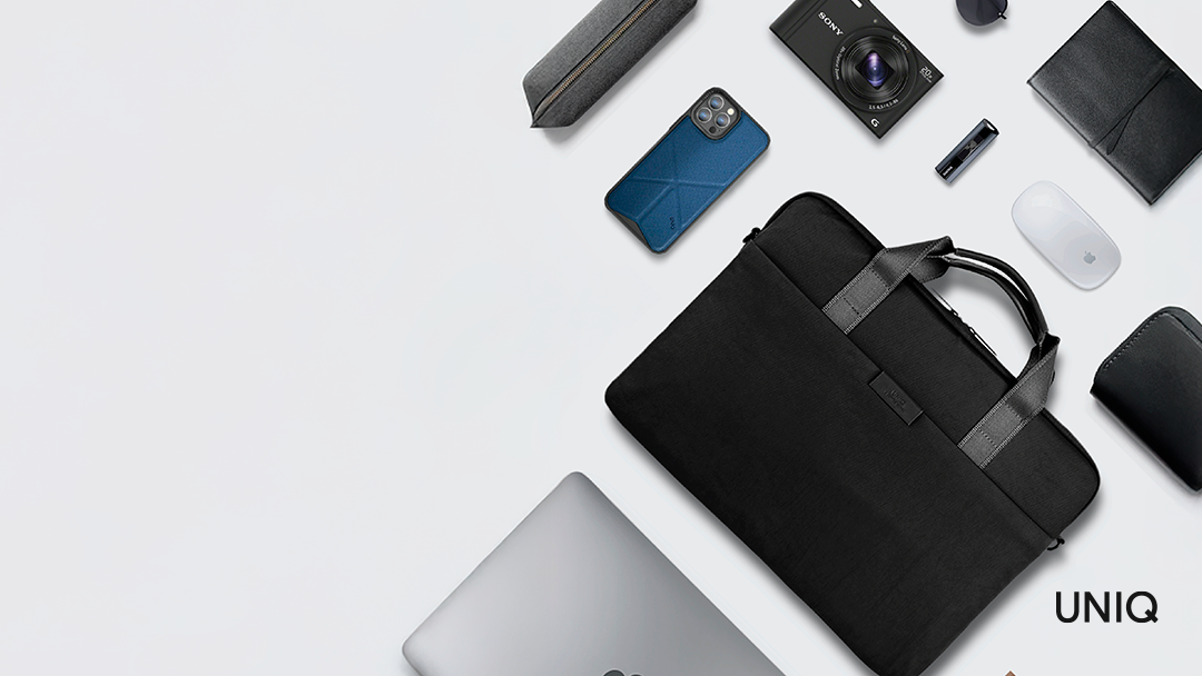 Organiza y transporta tus dispositivos Apple con elegancia: soluciones de UNIQ para el profesional moderno