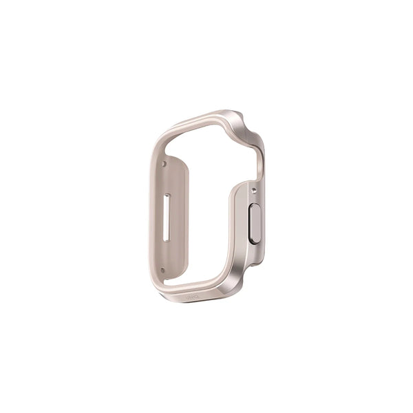 Funda híbrida fabricada en aluminio color Starlight para Apple Watch 45 | 44 mm