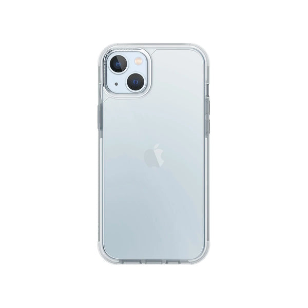 Funda híbrida con bumper anti impacto color Blanco para iPhone 15 Plus