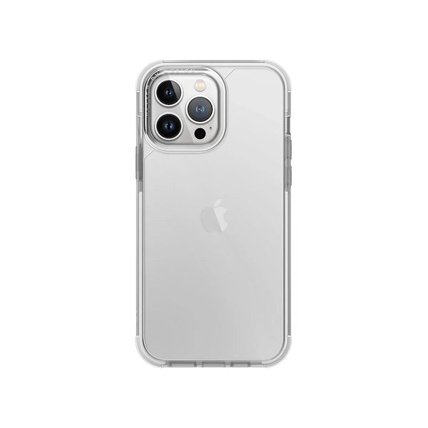 Funda híbrida con bumper anti impacto color Blanco para iPhone 15 Pro Max