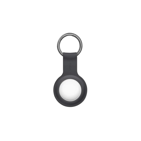 Funda Llavero fabricada con silicón premium color Gris para AirTag 1ª generación