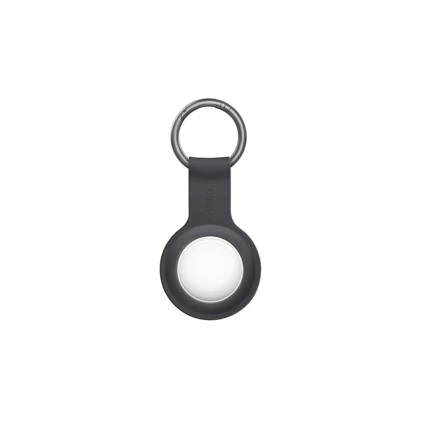 Funda Llavero fabricada con silicón premium color Gris para AirTag 1ª generación