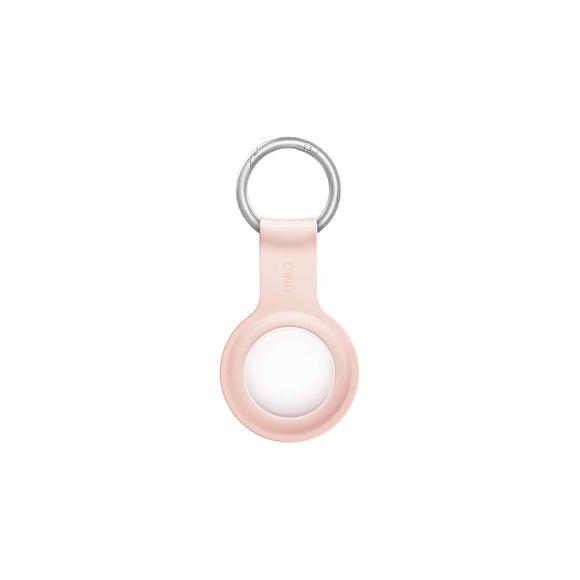 Funda Llavero fabricada con silicón premium color Rosa para AirTag 1ª generación