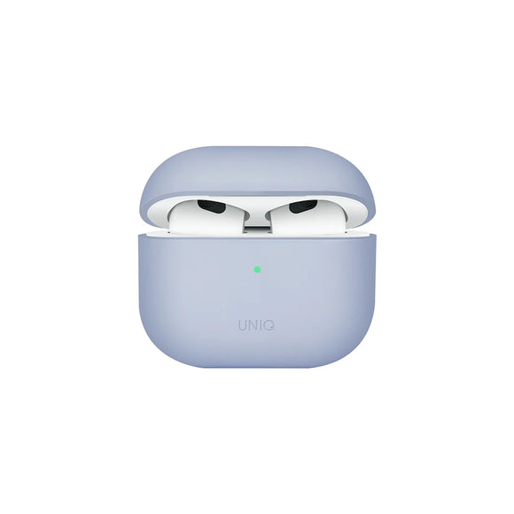 Funda híbrida de silicón premium color Azul Ártico para AirPods 3ª generación