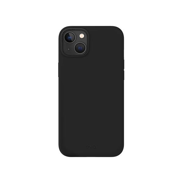 Funda híbrida de silicón premium color Negro para iPhone 14 Plus