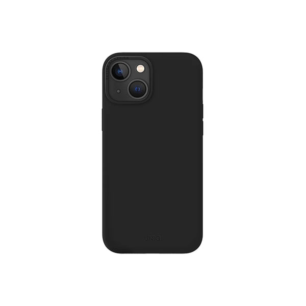 Funda híbrida de silicón premium color Negro para iPhone 14