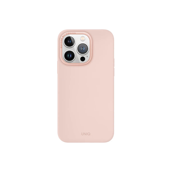 Funda híbrida de silicón premium compatible con MagSafe color Rosa para iPhone 15 Pro