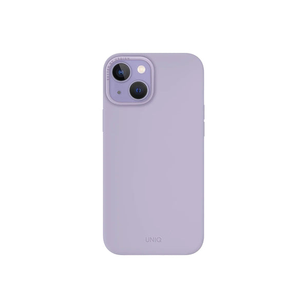 Funda híbrida de silicón premium color Lavanda para iPhone 14