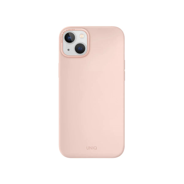 Funda híbrida de silicón premium color Rosa para iPhone 14 Plus