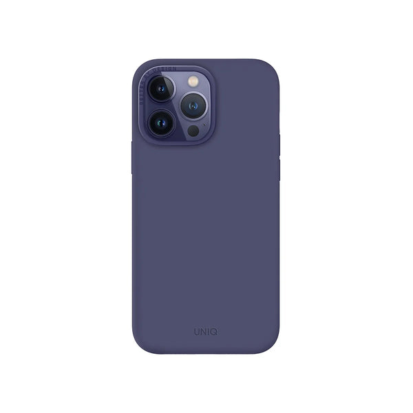 Funda híbrida de silicón premium color Morado para iPhone 14 Pro Max