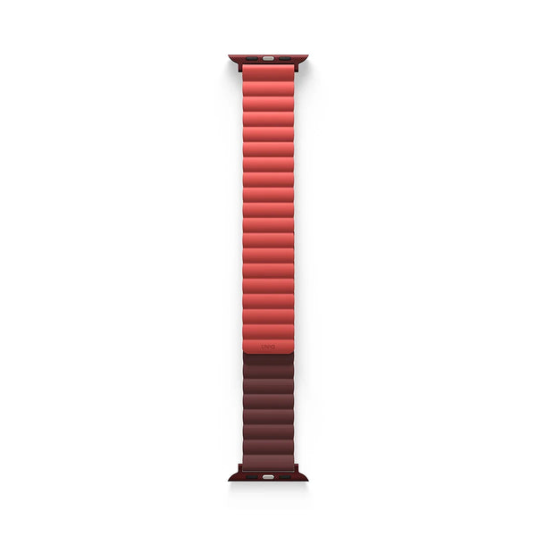 Correa magnética bicolor reversible color Guinda | Coral para Apple Watch 41 | 40 | 38 mm