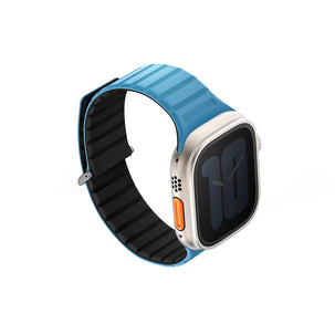 REVIX EVO Correa para Apple Watch 46 | 45 | 44 | 42 mm | Apple Watch Ultra 49 mm magnética bicolor reversible broche metálico