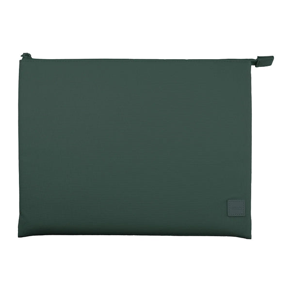 Funda corte cuadrado de material textil color Verde Bosque para MacBook hasta 14"