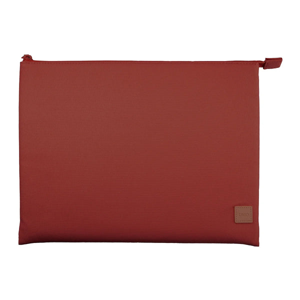 Funda corte cuadrado de material textil color Rojo Ladrillo para MacBook hasta 14"