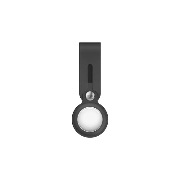 Funda Llavero fabricada con silicón premium color Gris Oscuro para AirTag 1ª generación