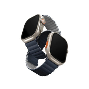 REVIX Correa para Apple Watch 46 | 45 | 44 | 42 mm | Apple Watch Ultra 49 mm magnética bicolor reversible