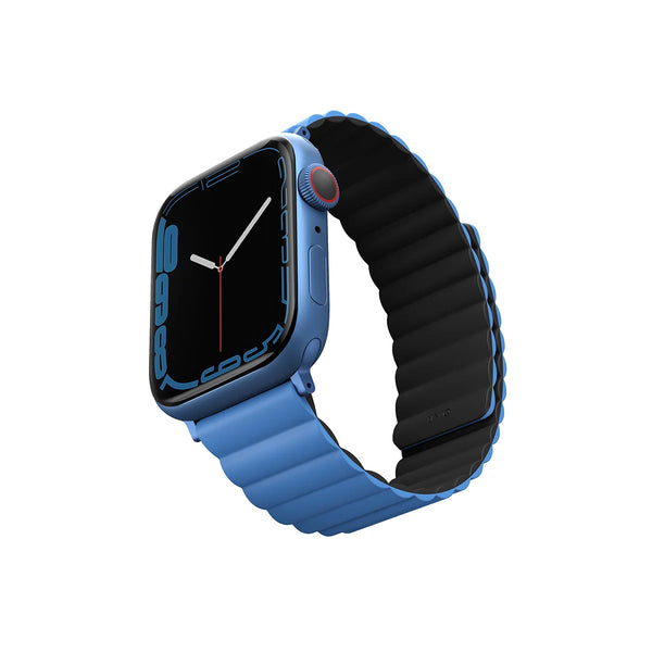 Correa magnética bicolor reversible color Azul | Negro para Apple Watch 41 | 40 | 38 mm