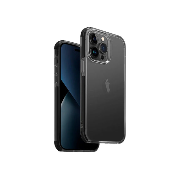 Funda híbrida con bumper anti impacto color Negro para iPhone 14 Pro