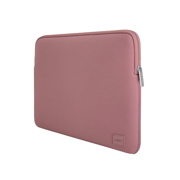 Funda impermeable fabricada en neopreno suave color Rosa Malva para MacBook hasta 14"