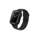 Funda con protector de pantalla de cristal templado color Negro para Apple Watch 41 mm