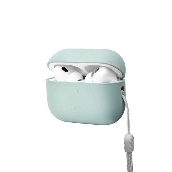 Funda híbrida de silicón premium color Verde Aqua para AirPods Pro 2ª generación