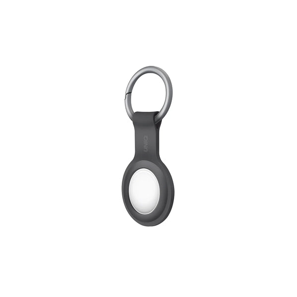Funda Llavero fabricada con silicón premium color Gris para AirTag 1ª generación
