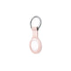 Funda Llavero fabricada con silicón premium color Rosa para AirTag 1ª generación