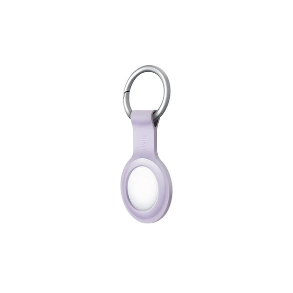 Funda Llavero fabricada con silicón premium color Lavanda para AirTag 1ª generación