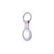 Funda Llavero fabricada con silicón premium color Lavanda para AirTag 1ª generación