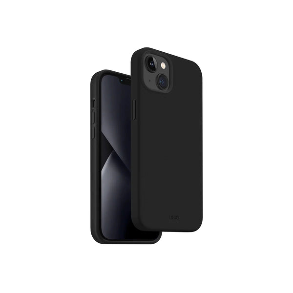 Funda híbrida de silicón premium color Negro para iPhone 14 Plus