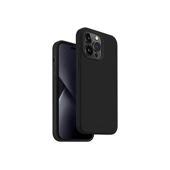 Funda híbrida de silicón premium color Negro para iPhone 14 Pro Max