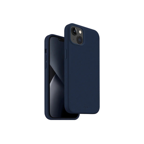 Funda híbrida de silicón premium color Azul para iPhone 14 Plus