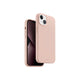 Funda híbrida de silicón premium color Rosa para iPhone 14 Plus