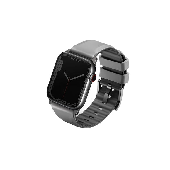 Correa con acabado suave de silicón premium color Gris para Apple Watch | Ultra 49 | 45 | 44 | 42 mm