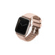 Correa con acabado suave de silicón premium color Rosa para Apple Watch 41 | 40 | 38 mm