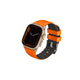 Correa con acabado suave de silicón premium color Naranja para Apple Watch | Ultra 49 | 45 | 44 | 42 mm