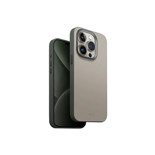 LYDEN DUO (MagClick™) Funda para iPhone 15 Pro MagSafe aluminio piel sintética bicolor