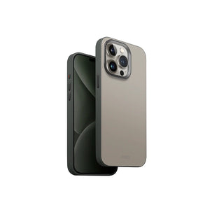 LYDEN DUO (MagClick™) Funda para iPhone 15 Pro Max MagSafe aluminio piel sintética bicolor