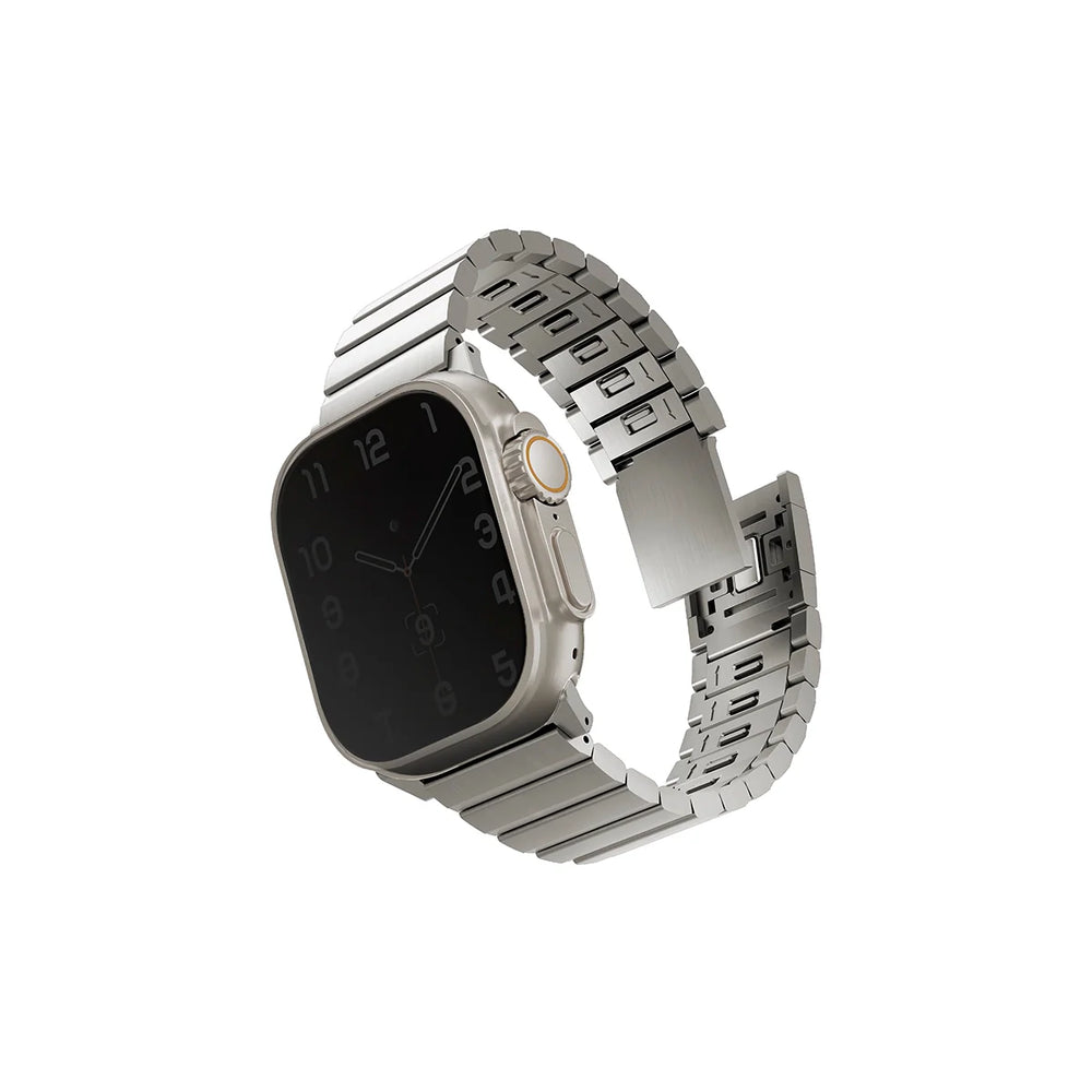 STROVA MAG Correa para Apple Watch 46 | 45 | 44 | 42 mm | Apple Watch Ultra 49 mm metálica acero inoxidable ajustable