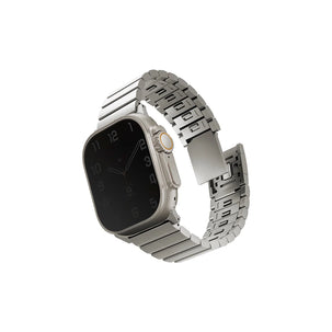 STROVA MAG Correa para Apple Watch 46 | 45 | 44 | 42 mm | Apple Watch Ultra 49 mm metálica acero inoxidable ajustable