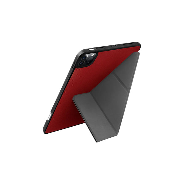 Funda multiposición reforzada con bumper en bordes y porta lápiz color Rojo para iPad Pro 11" (4ª | 3ª generación)