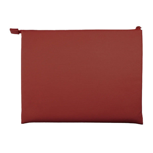 Funda corte cuadrado de material textil color Rojo Ladrillo para MacBook hasta 14"