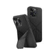 Funda híbrida con soporte multiposición integrado color Negro para iPhone 15 Pro