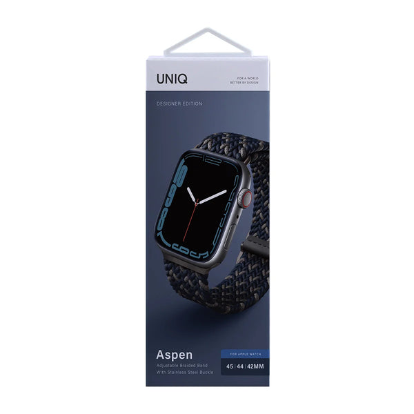 Correa tejida color Azul Obsidiana para Apple Watch 45 | 44 | 42 mm