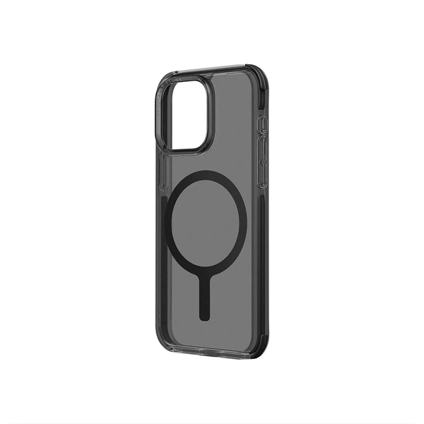 Funda híbrida con bumper anti impacto compatible con MagSafe color Negro para iPhone 15 Pro Max